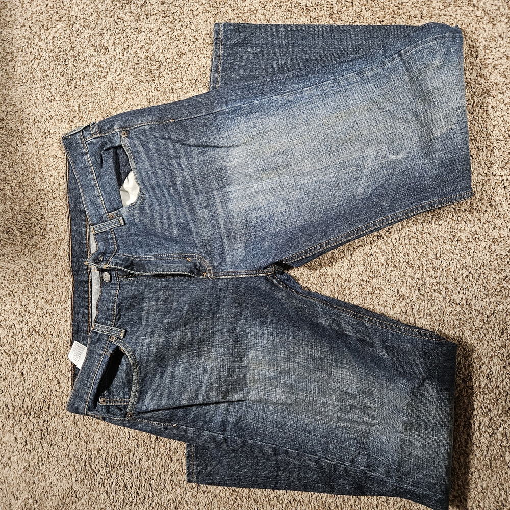 Levi's Blue Relaxed Fit Jeans with Natural Fading
